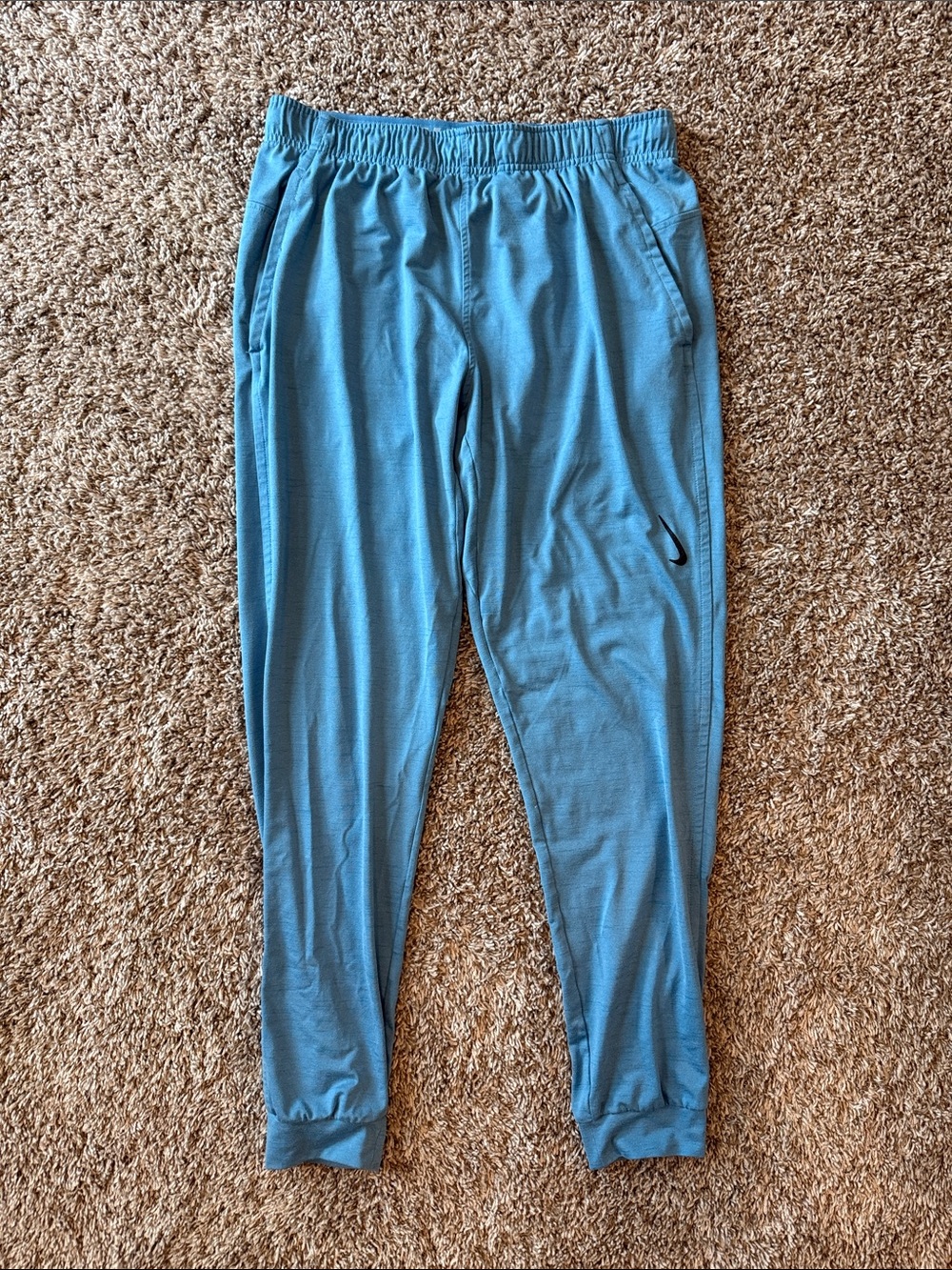 Nike Yoga Dri-FIT Tapered Training Jogger Pants ‘Light Blue’